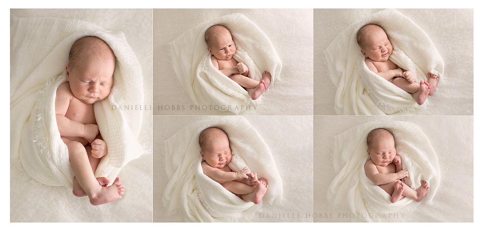 newborn faces - Danielle Hobbs Photography