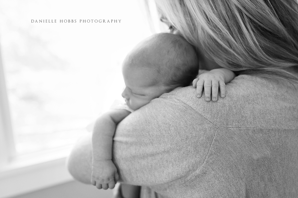 Mom Baby Newborn - Danielle Hobbs Photography