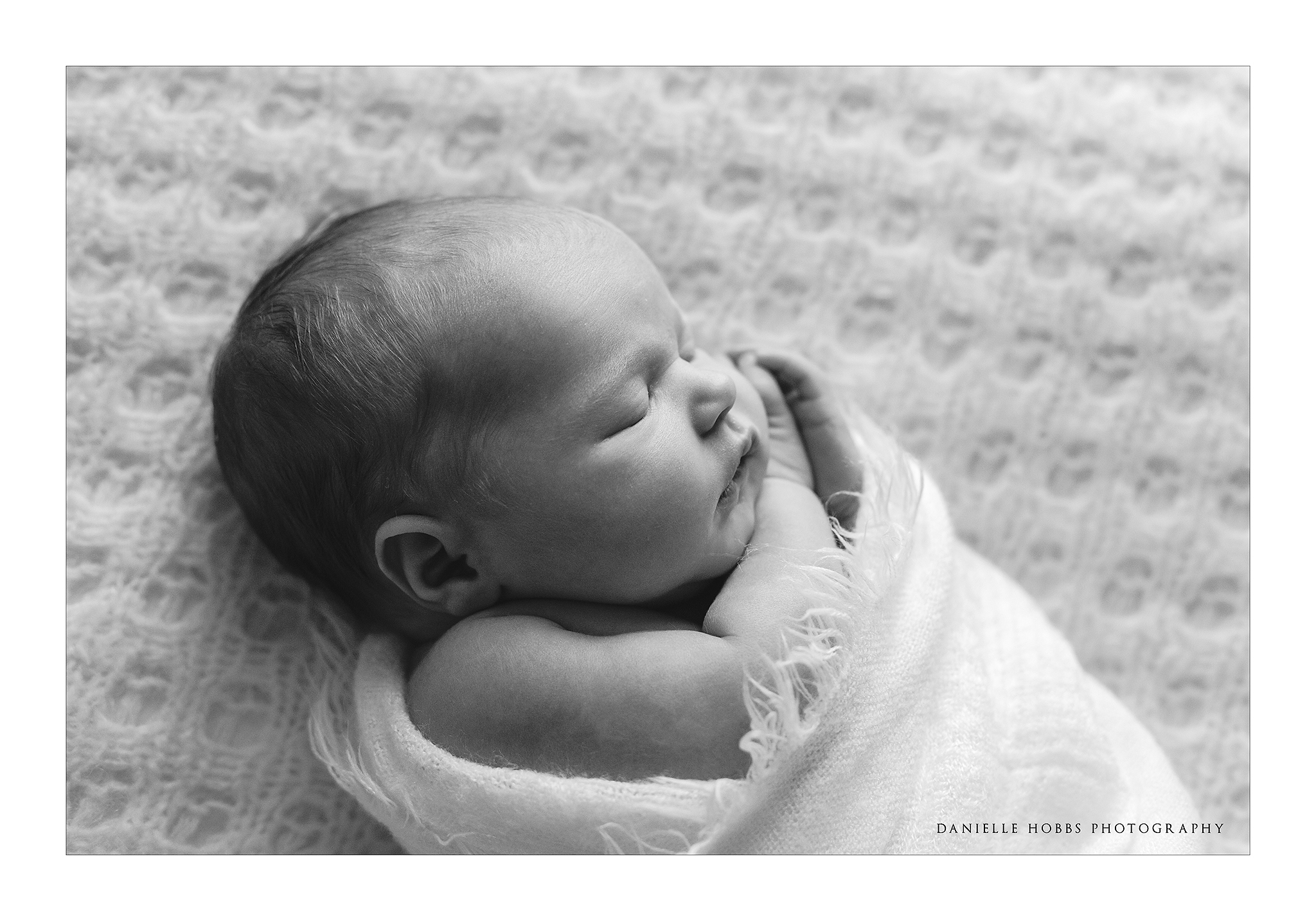 swaddled newborn wrap