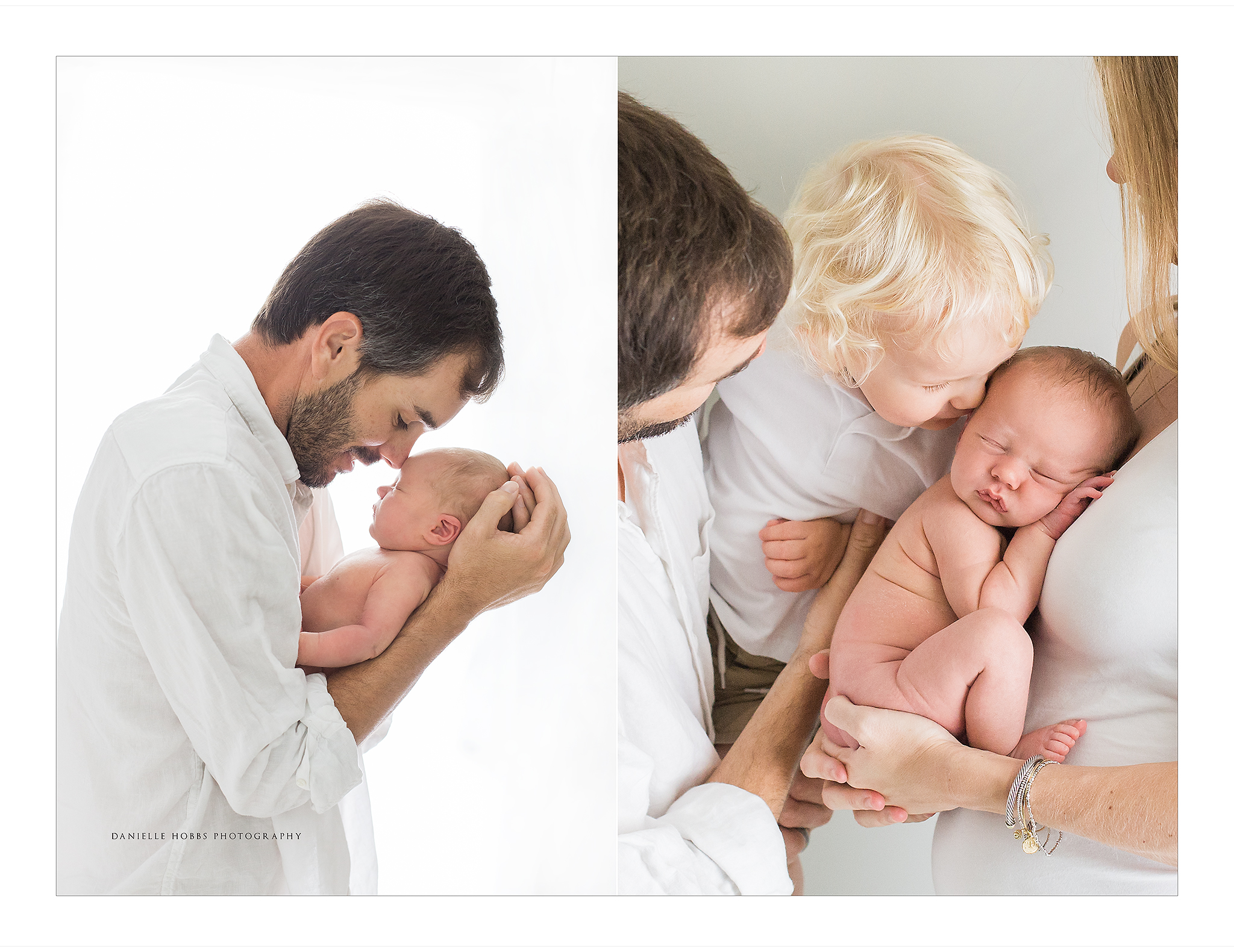 Baby Brother kissing Picture McLean VA