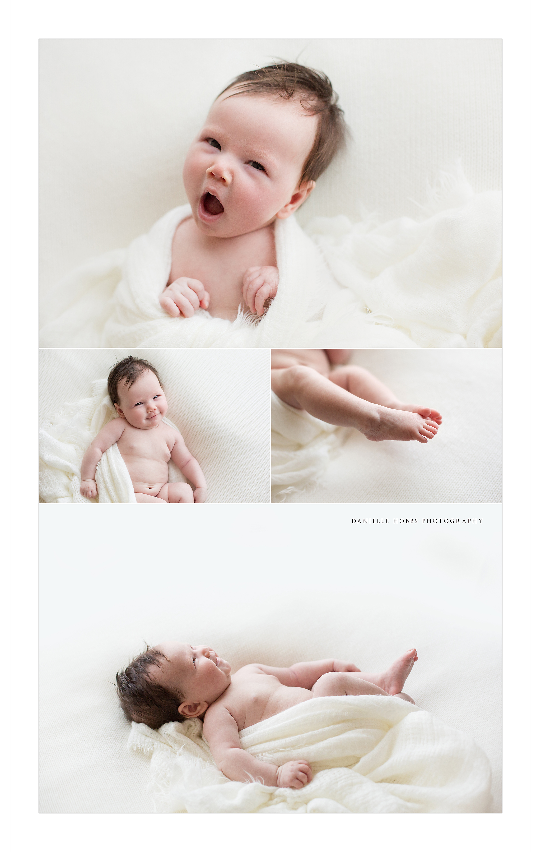 Newborn smile and yawn Gainesville VA photographer