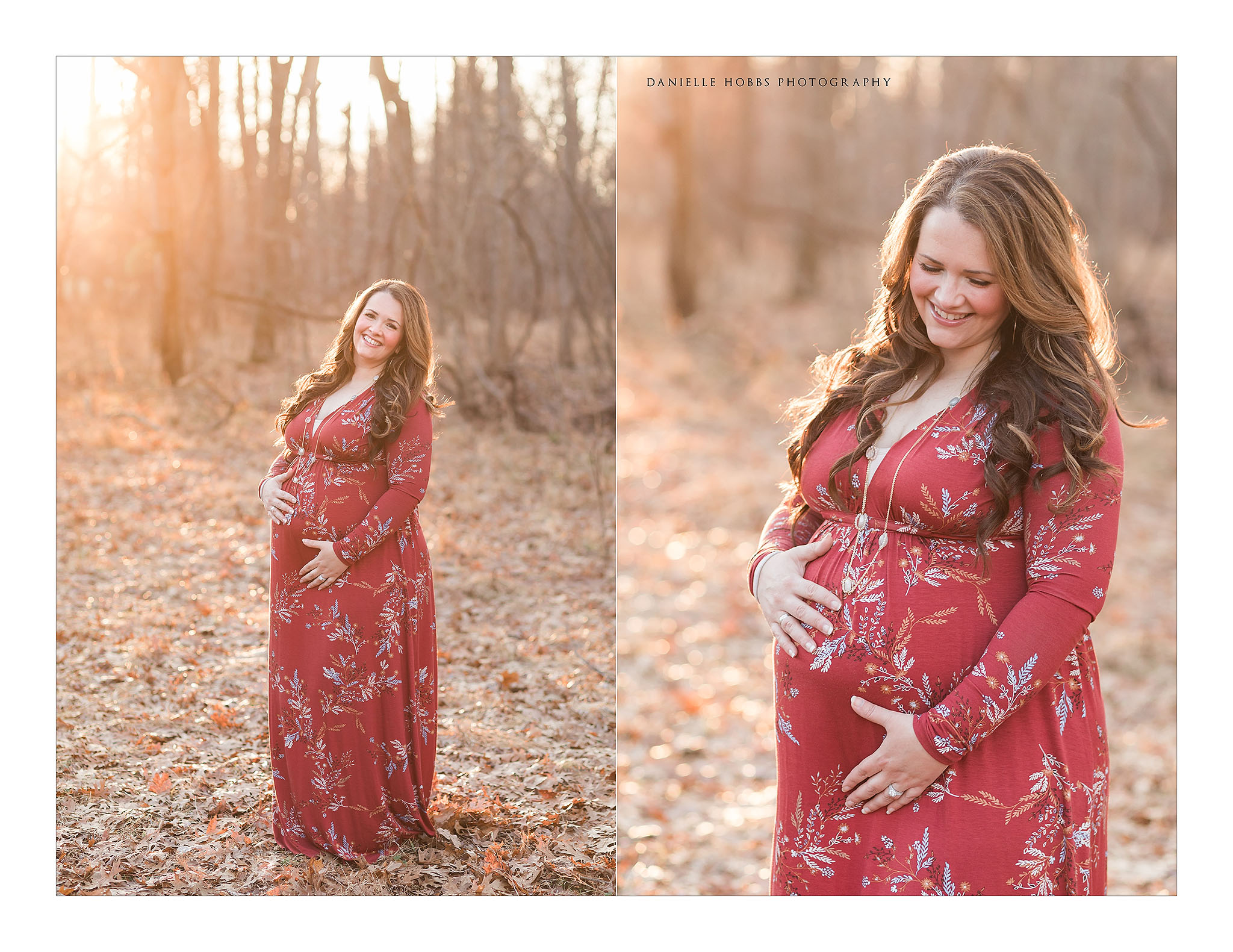 sunset maternity photography gainesville virginia