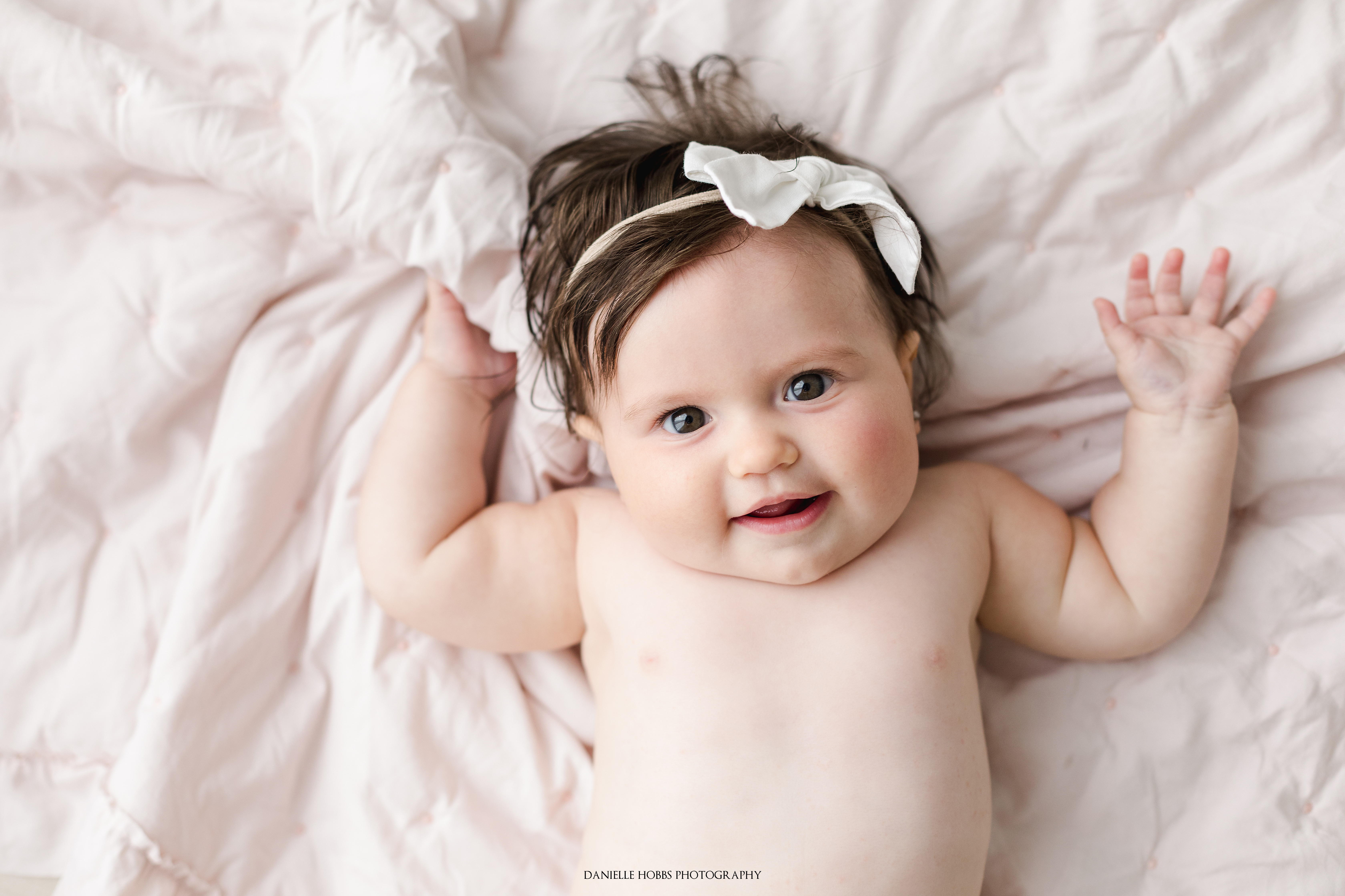 Six Month Old Baby Milestone Session | Washington DC Baby Photographer