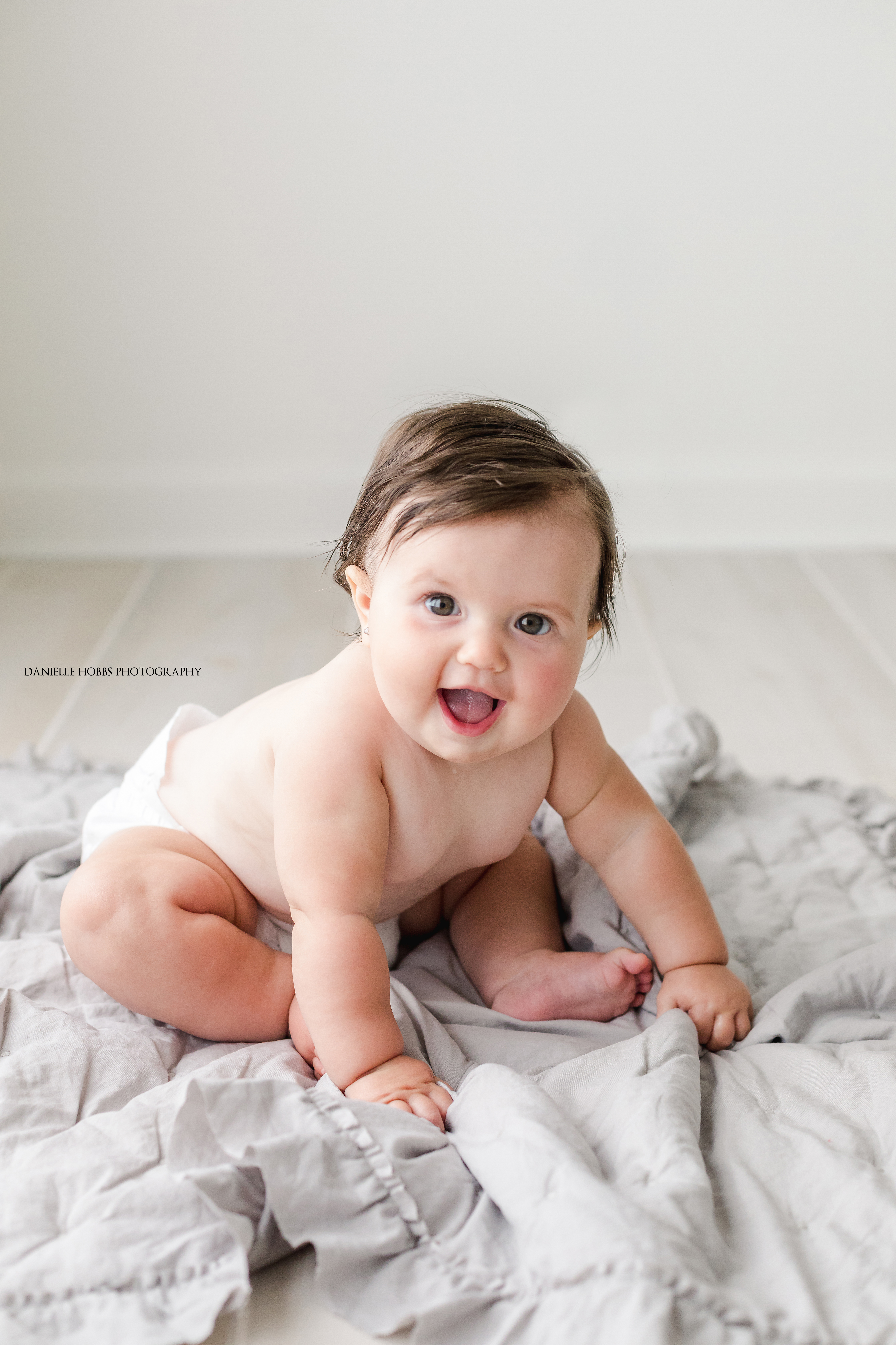 Six Month Old Baby Milestone Session | Washington DC Baby Photographer