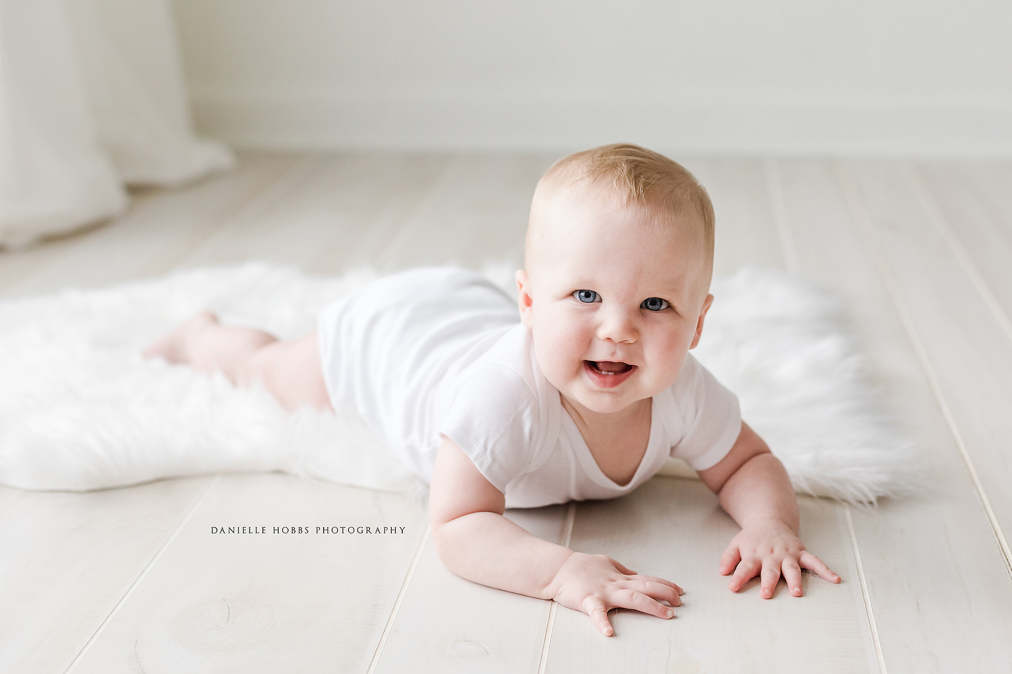 Six Month Old Baby Milestone Session | Washington DC Baby Photographer