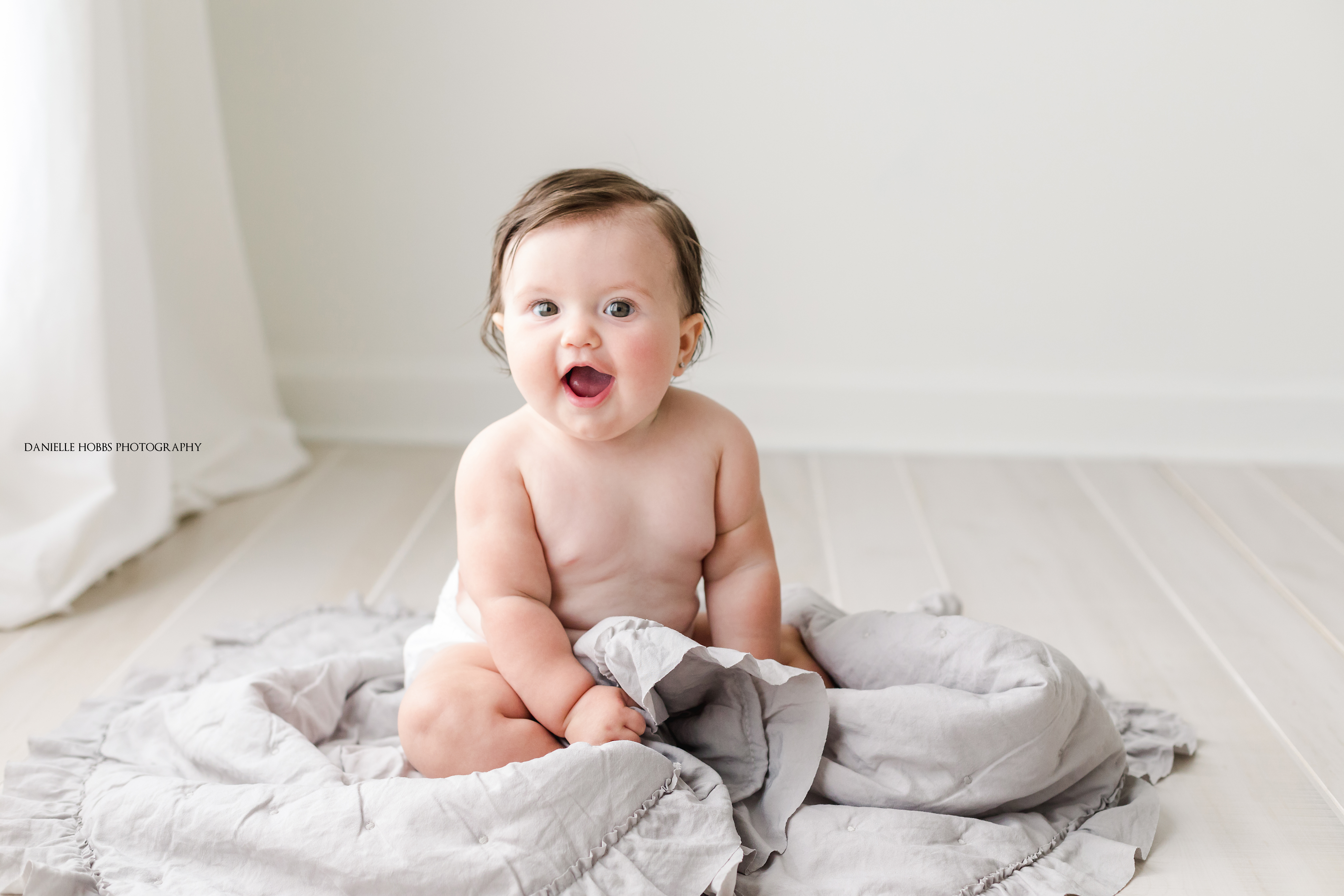 Six Month Old Baby Milestone Session | Washington DC Baby Photographer