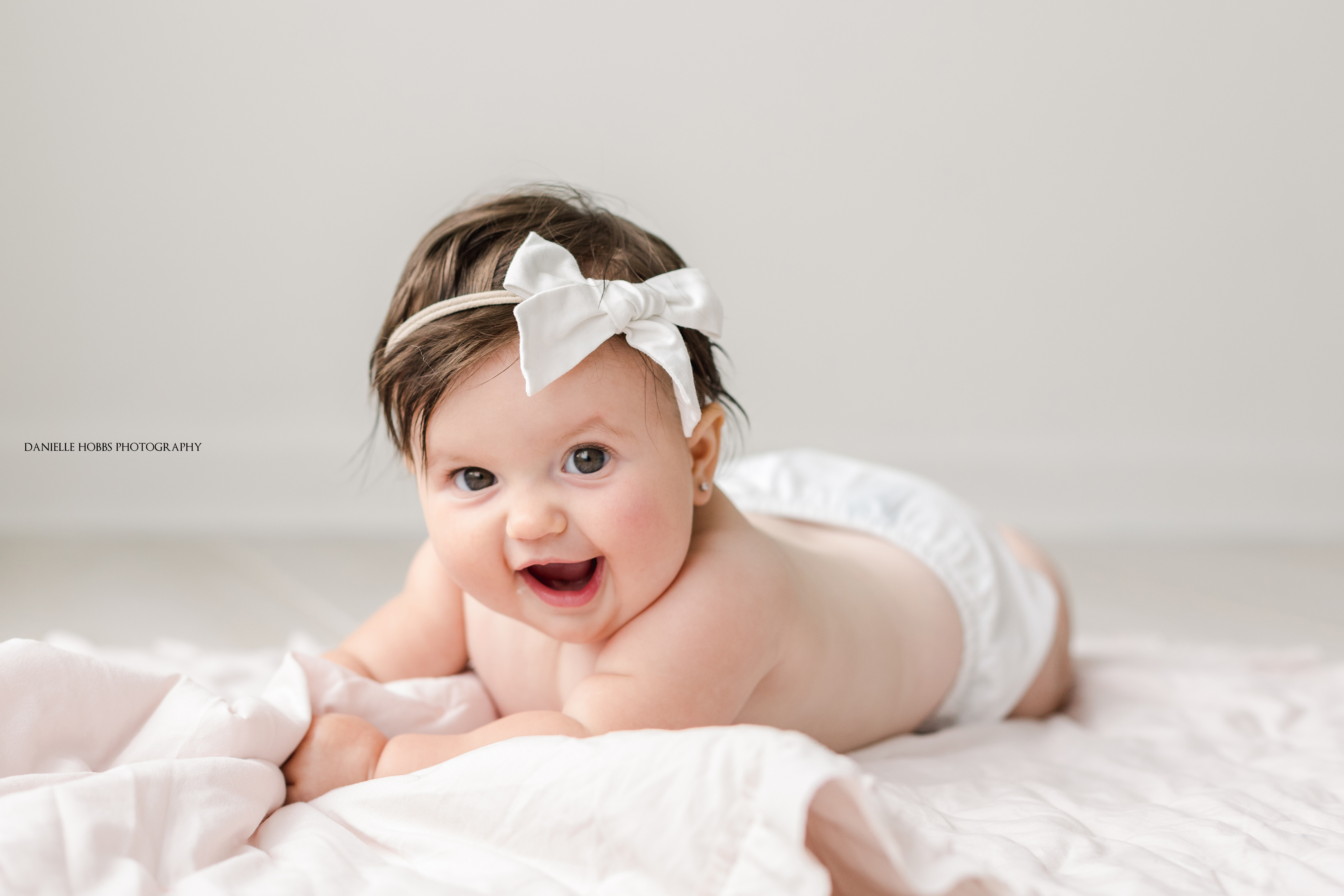 Six Month Old Baby Milestone Session | Washington DC Baby Photographer