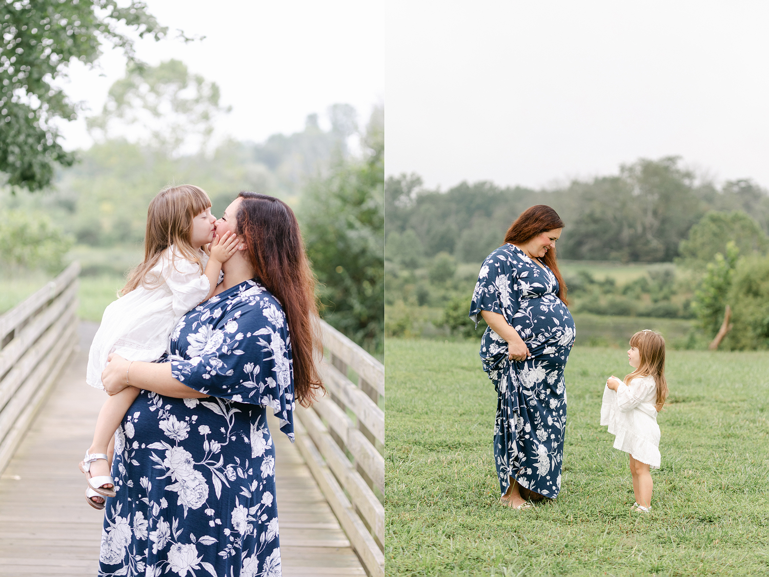 Northern Virginia Maternity Photos mother and daughter