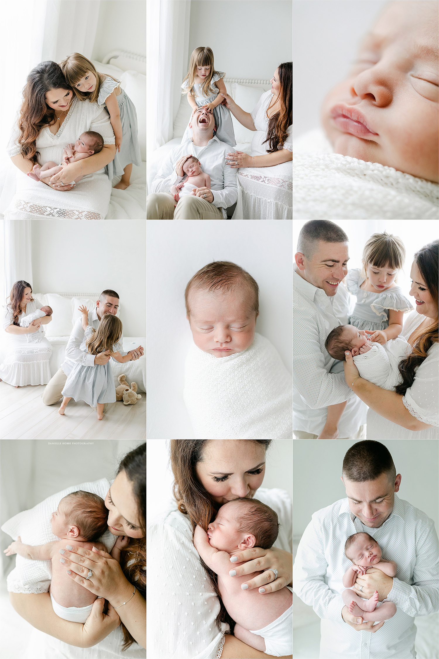 Washington DC Newborn Photo Session Natural light studio